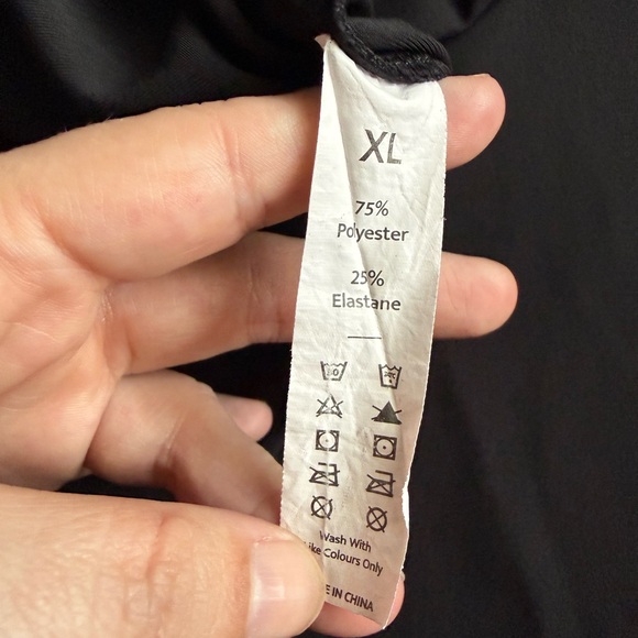 Halara Black Cross open Back Athletic Dress Fit & Flare Activewear XL - Picture 3 of 3